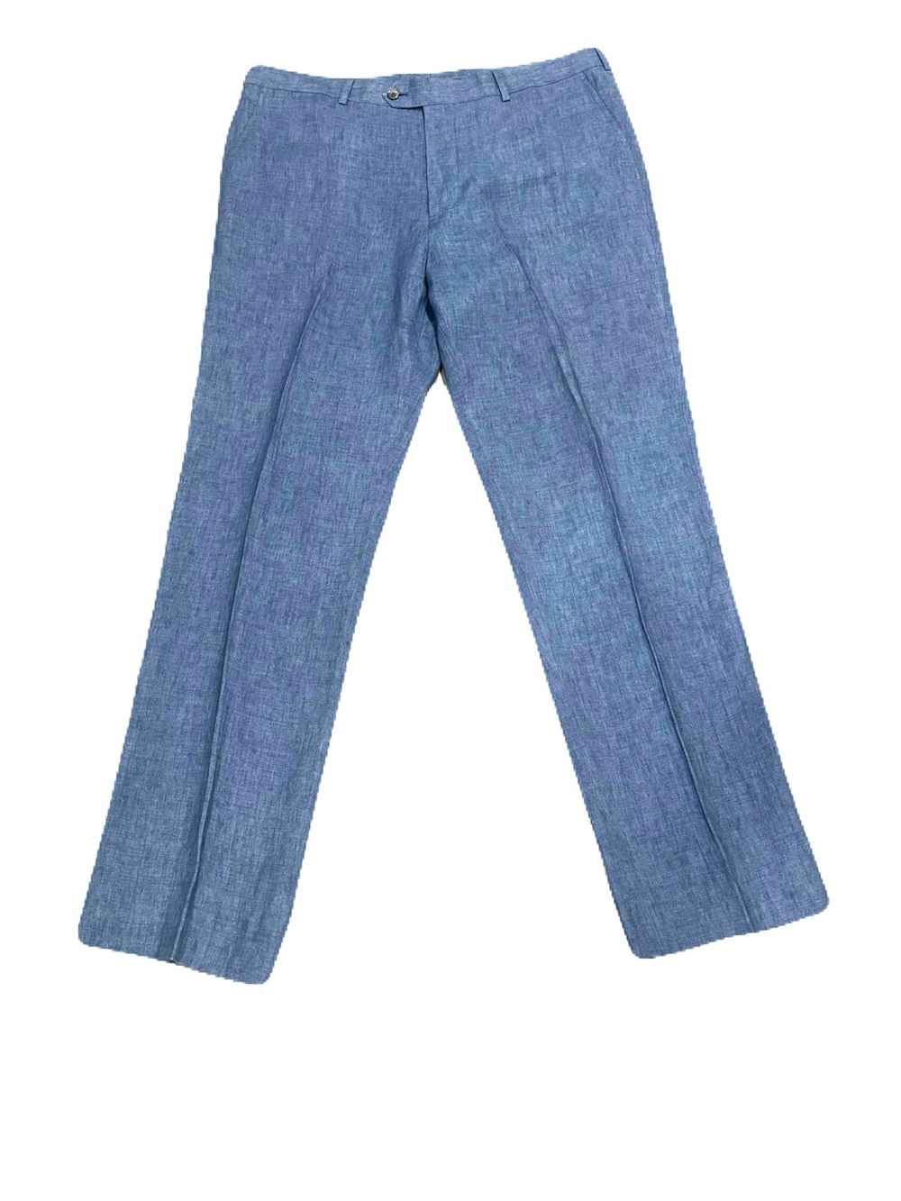 Brooks Brothers Blue Linen "Fitzgerald" Pants